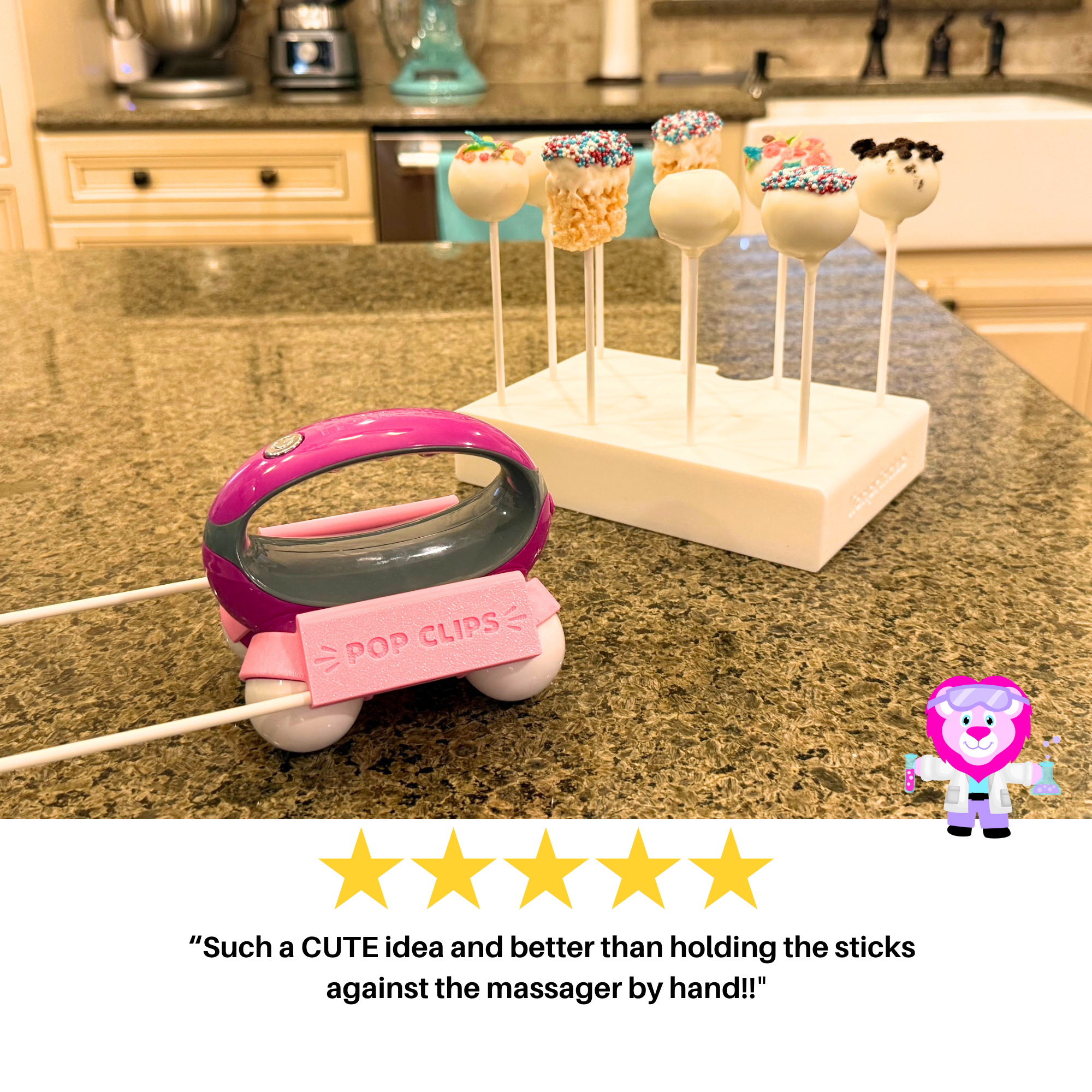 Cake Pop Massager Clips