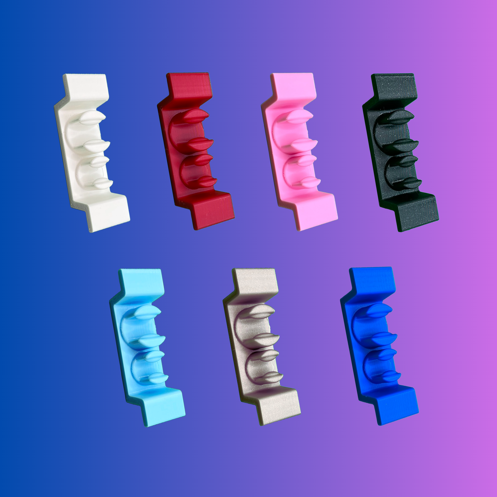 Appliance cord wraps in multiple color options.