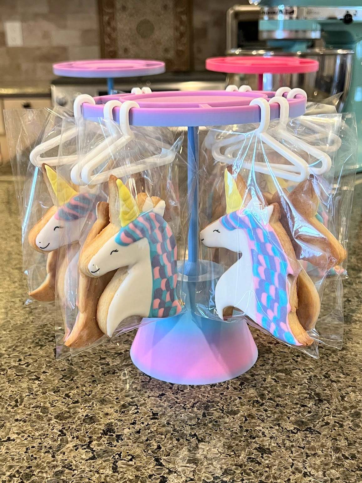 Cookie Rack Display Unicorn Blend with Unicorn Cookies Vertical