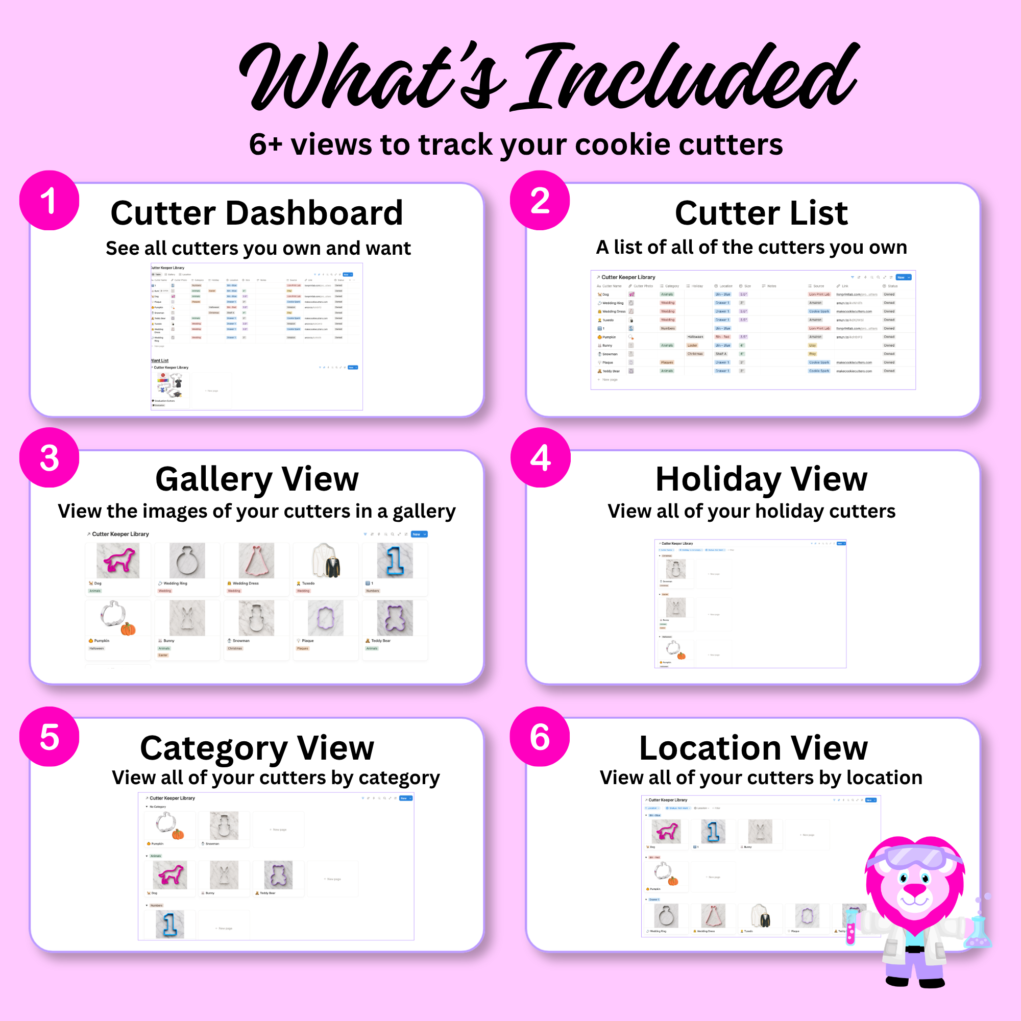 Cookie Cutter Organizer Notion Template