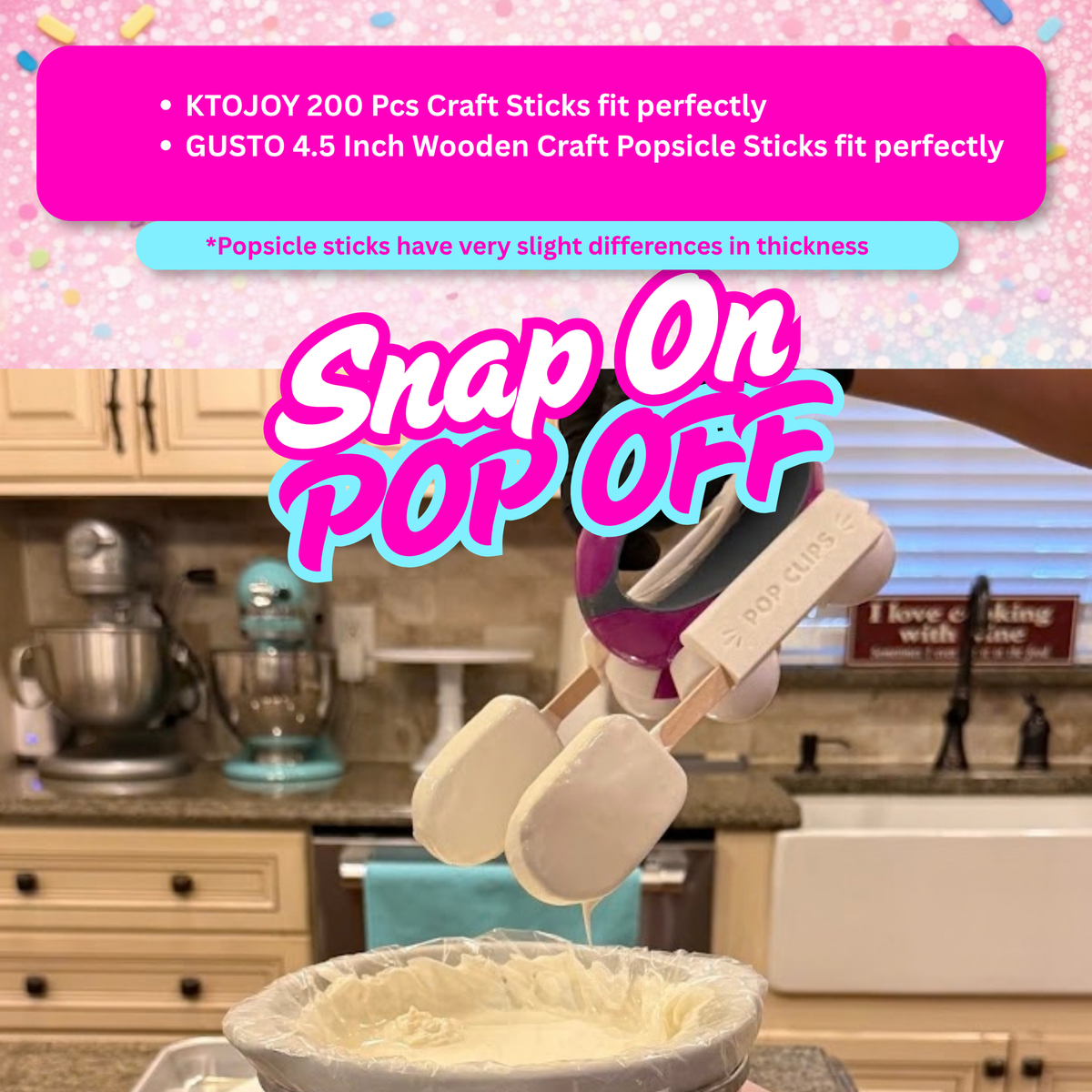 Cake Pop Massager Clips